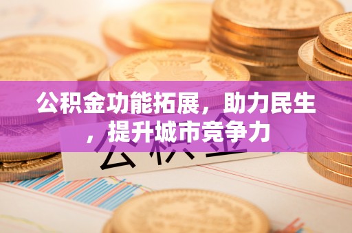 定兴公积金功能拓展，助力民生，提升城市竞争力